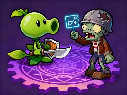 Screenshot van Plant Merge: Zombie War