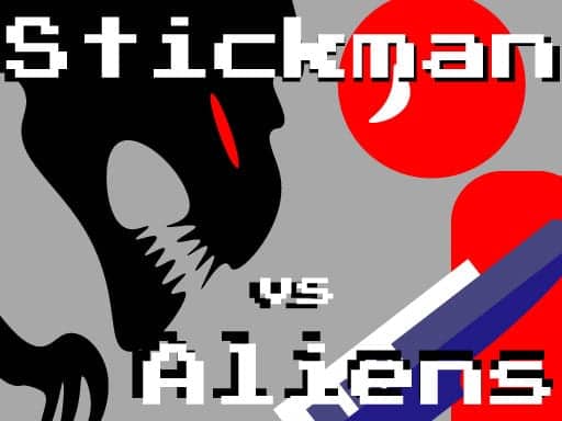 Screenshot van Stickman vs Aliens