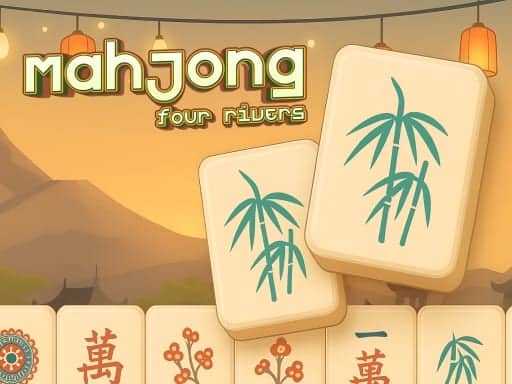 Screenshot van Mahjong Four Rivers