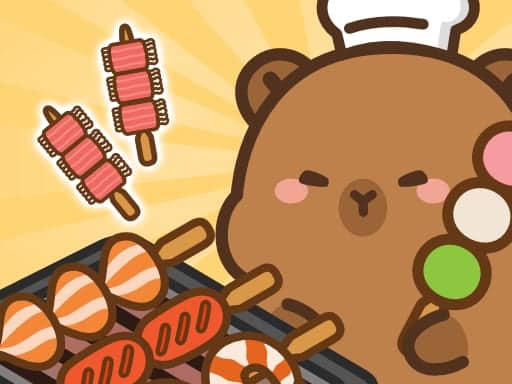 Screenshot van Capybara Skewer Match
