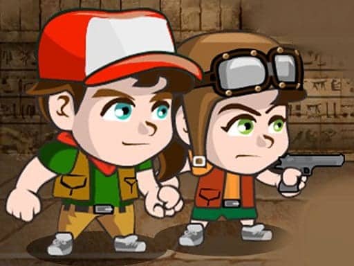Screenshot van The Pyramid Adventure