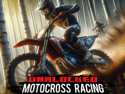 Screenshot van Unblocked Motocross Racing