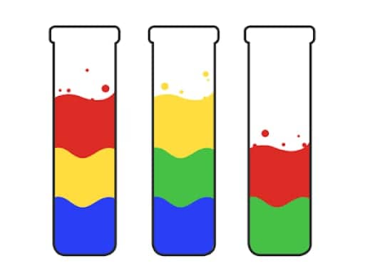 Screenshot van Water Sorting Puzzle