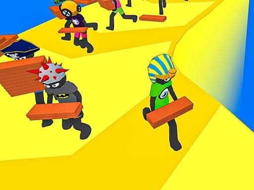 Screenshot van Stickman Planks Fall