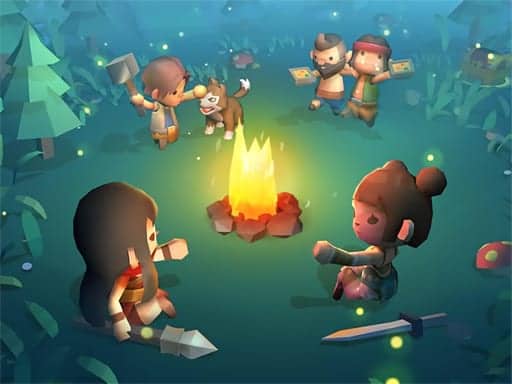 Screenshot van Idle Island Build And Survive