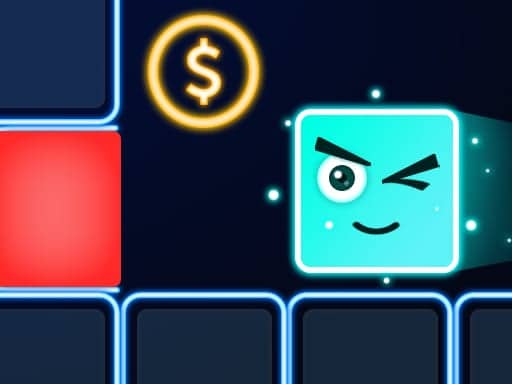Screenshot van Neon Tile Rush