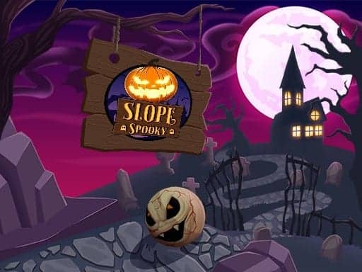 Screenshot van Slope Spooky