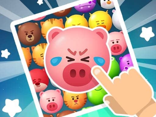 Screenshot van Crazy Zoo Swipe - Match 3 Puzzle Game