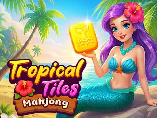 Screenshot van Tropical Tiles Mahjong