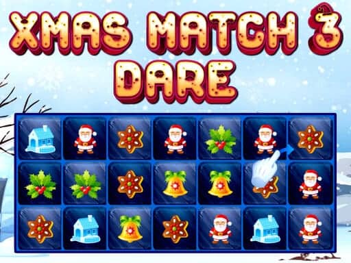 Screenshot van Xmas Match 3 Dare