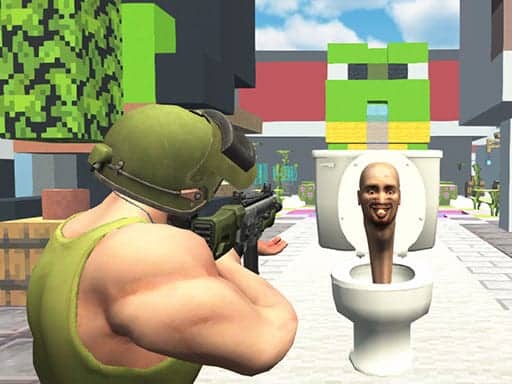 Screenshot van Skibidi Toilet Shooting