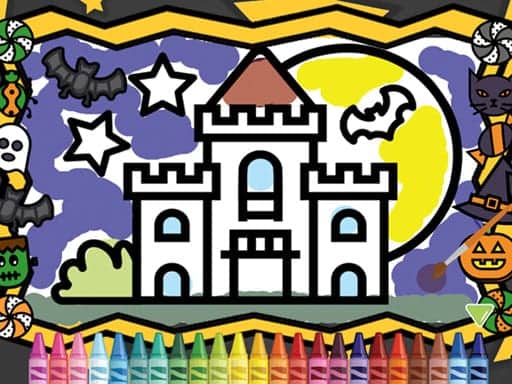 Screenshot van Halloween Kleurplaten