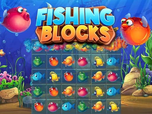 Screenshot van Fishing Blocks