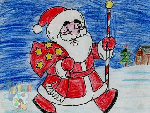 Screenshot van Santa Claus Coloring