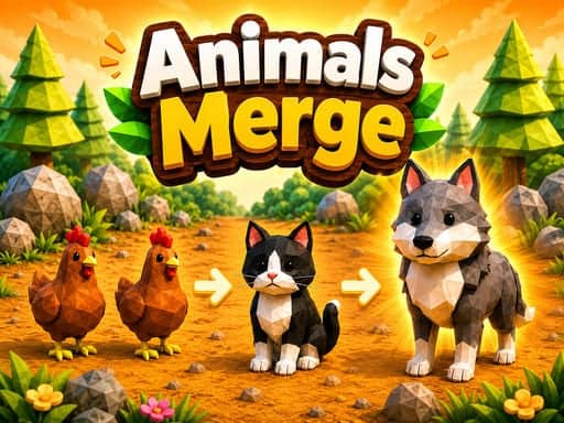 Screenshot van Animals Merge