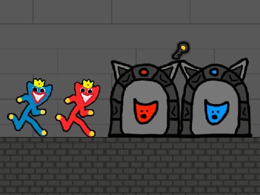 Screenshot van Red and Blue Stickman Huggy 2