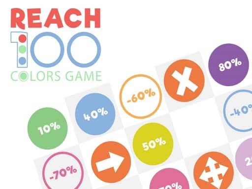 Screenshot van Reach 100 Colors Game
