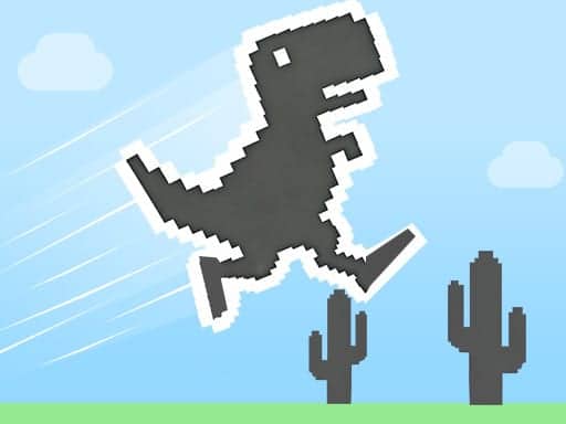 Screenshot van Doodle Dino Run