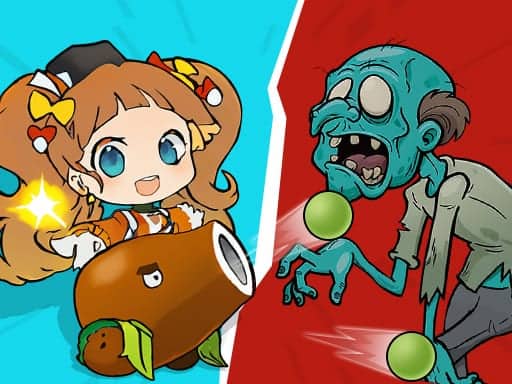 Screenshot van Plant Girl Defense Zombie