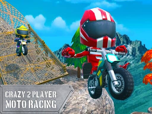 Screenshot van Crazy 2 Player Moto Racing