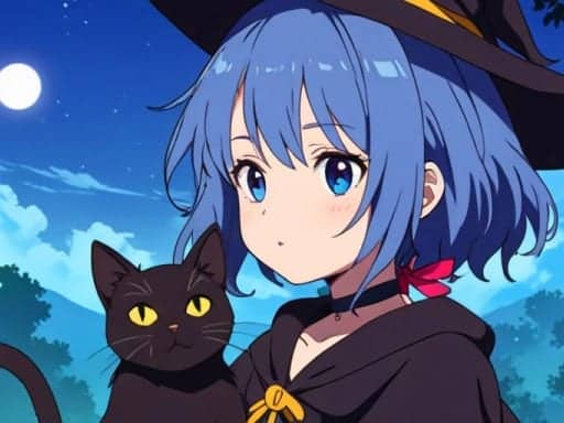 Screenshot van Witchy and the Puzzle Adventures