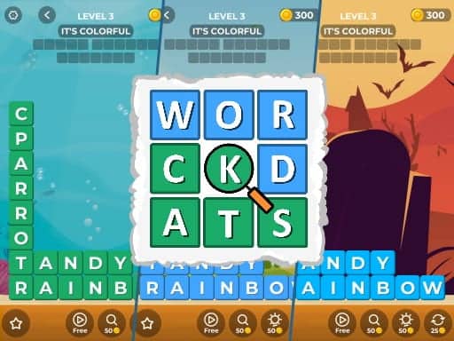 Screenshot van Word Stack