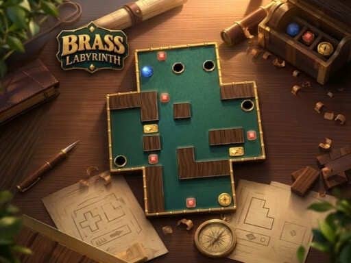 Screenshot van Brass Labyrinth