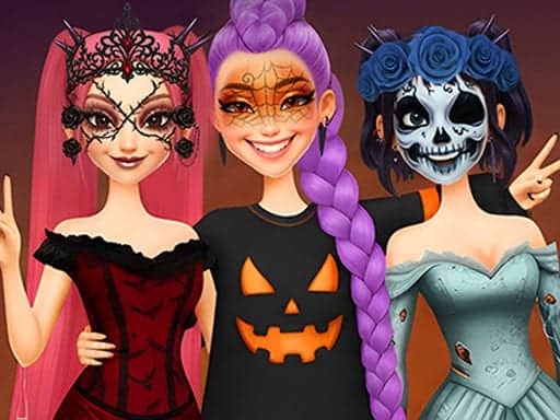 Screenshot van K-Pop Halloween Dress Up