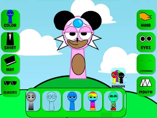 sprunki character maker OC - Gratis 1001 Online Spelletjes Spelen