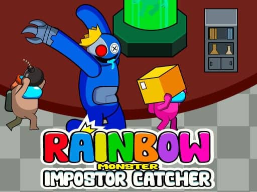 Screenshot van Rainbow Monster Impostor Catcher