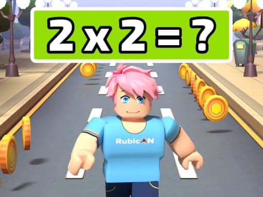 Screenshot van Math Runner