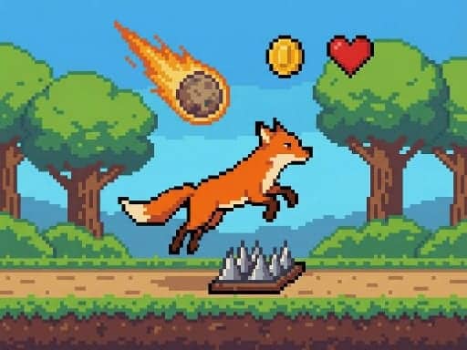 Screenshot van Fox Adventure