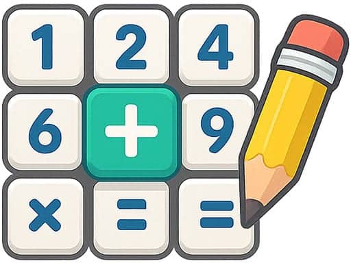 Screenshot van Math Crossword Puzzle - Genius Edition