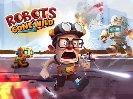 Screenshot van Robots Gone Wild