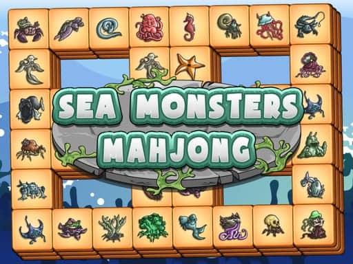 Screenshot van Sea Monsters Mahjong