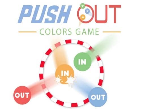 Screenshot van Push Out Colors Game