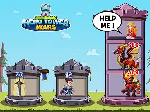 Screenshot van Hero Tower War