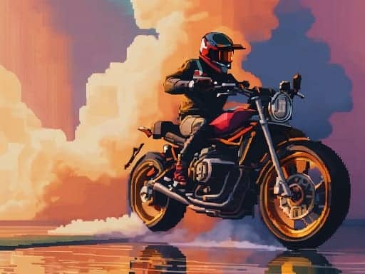 Screenshot van 3D Moto Simulator
