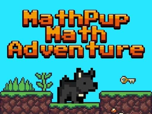 Screenshot van MathPup Math Adventure