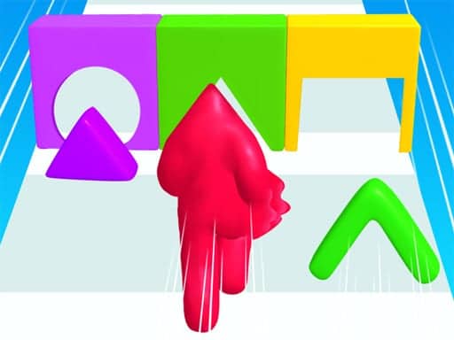Screenshot van Shape Transform Blob Racing