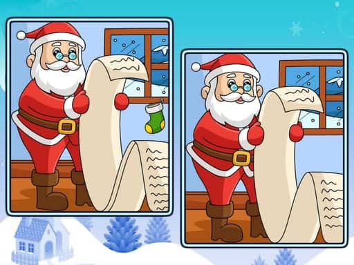 Screenshot van Christmas Spot the Difference