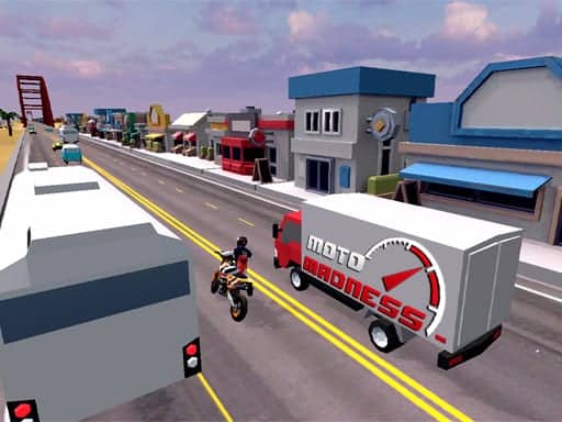 Screenshot van Moto Madness