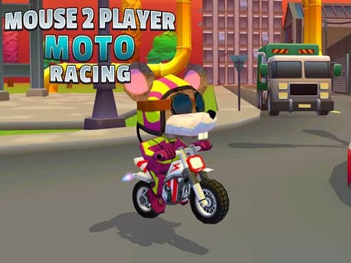 Screenshot van Mouse 2 Player Moto Racing