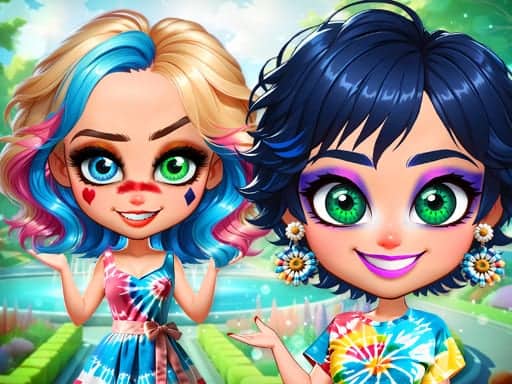 Screenshot van Tie-Dye Explosion of Color