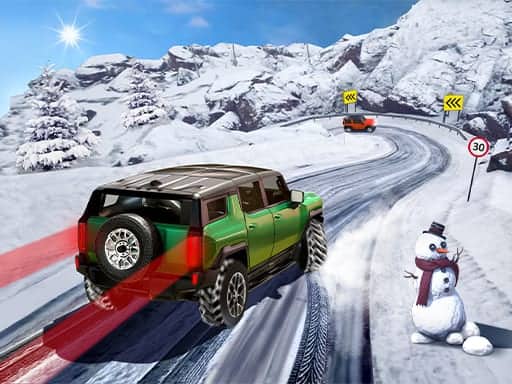 Screenshot van SUV Snow Driving 3d