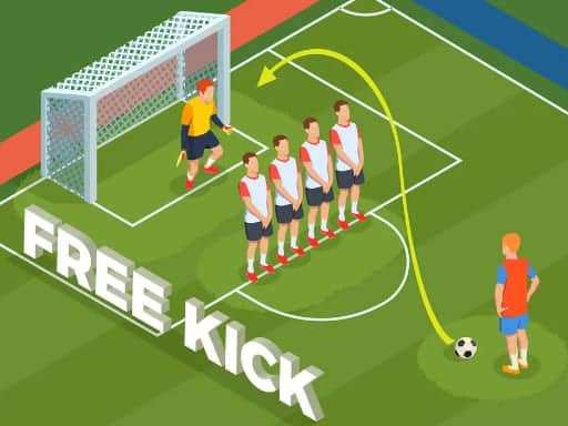 Screenshot van Soccer Free Kick