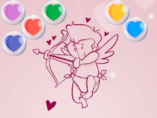 Screenshot van Bubble Shooter Valentine