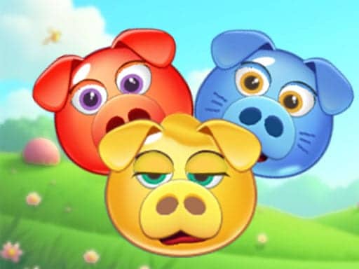Screenshot van Bubble Piggies