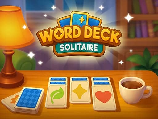 Screenshot van Word Deck Solitaire