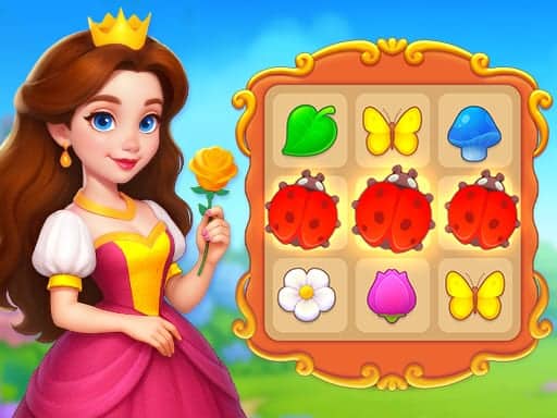Screenshot van Royal Garden Match